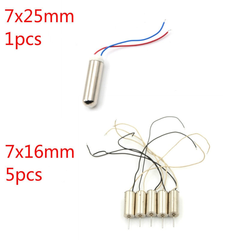 Een Of 5Pcs Micro Waterdicht Trillingen Motor Coreless Motor Mini Dc Vibrator Motor Professionele Massager Motor 7X25mm 7x16mm