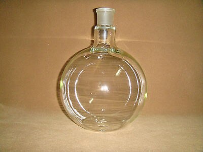 2000 ml Kokend Plat Bodem Kolf, zware Muur, met 24/29 Joint