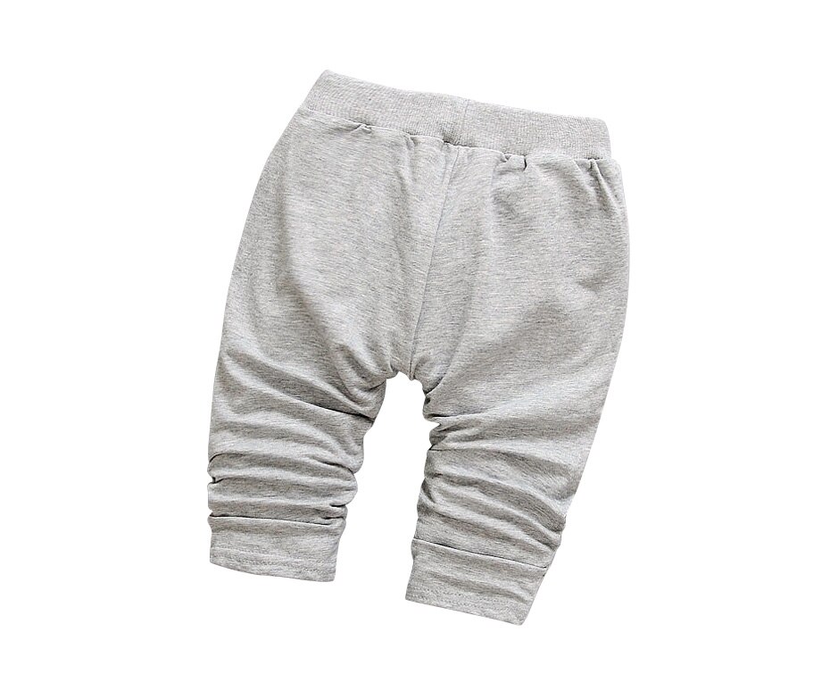 Daivsxicai Spring Children Boys Pants Solid Color Pants Baby Boys Autumn Legging Pants Children 7-24 Month