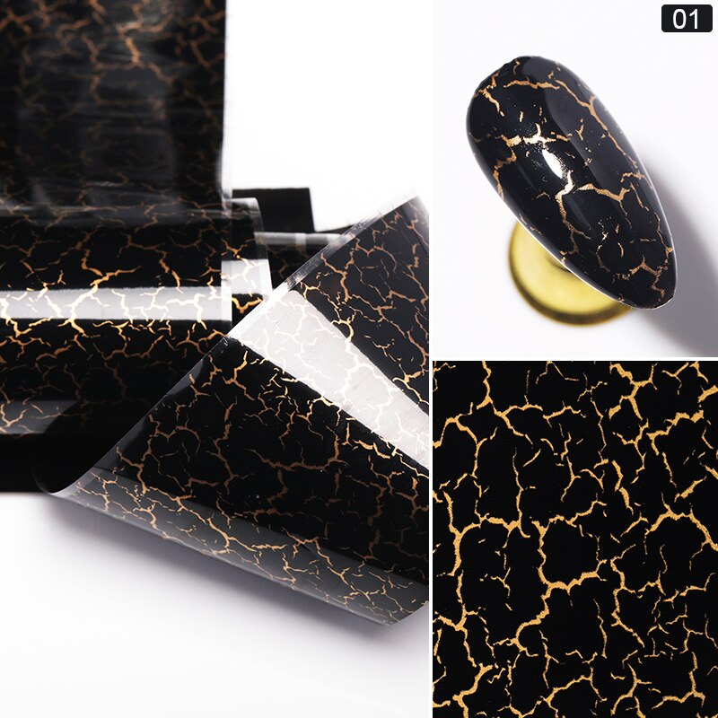 1 rulle neglefolier leopard træ negle mærkat papir camouflage print nail art wraps gør-det-selv-overførsel klistermærke negle mærkater dekoration: 04