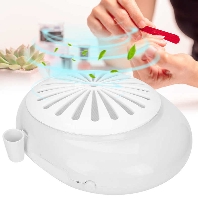Uv Lamp Nail Dust Collector Elektrische Nail Dust Cleaner Extractor Vacuüm Voor Nail Art 110-240V Nail Lampen