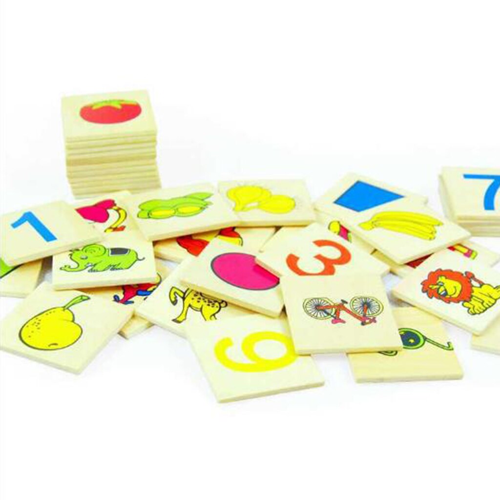 Wooden Knowledge Classification Box, Early Education Cognitive Toys, Develop Observation Ability, Hand-eye Coordination Ability