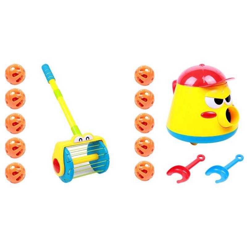 Elektrische Universele Bubble Pot Launcher Kinderspeelgoed Stofzuiger Interactie Bells Baby Ouder-Kind Peuter Wandelwagen H2M0