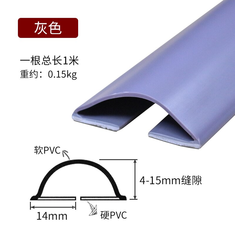 Door Bottom Guard Seal Strip Under Door Draft Stopper Energy Saving Wind Blocker Excluder Protector Door Draught Excluder Bath: gray