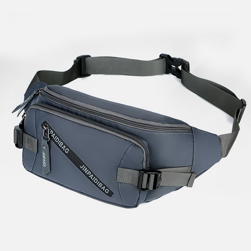Men's Chest Bag Men Leather Chest USB Backbag With Headphone Hole Travel Organizer Male Bag: E724041A