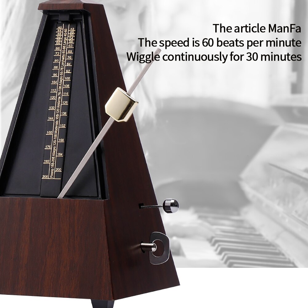 Standard Universal Mechanical Metronome ABS Material For Guitar Violin Piano Bass Drum Musical Practice Tool For Beginners