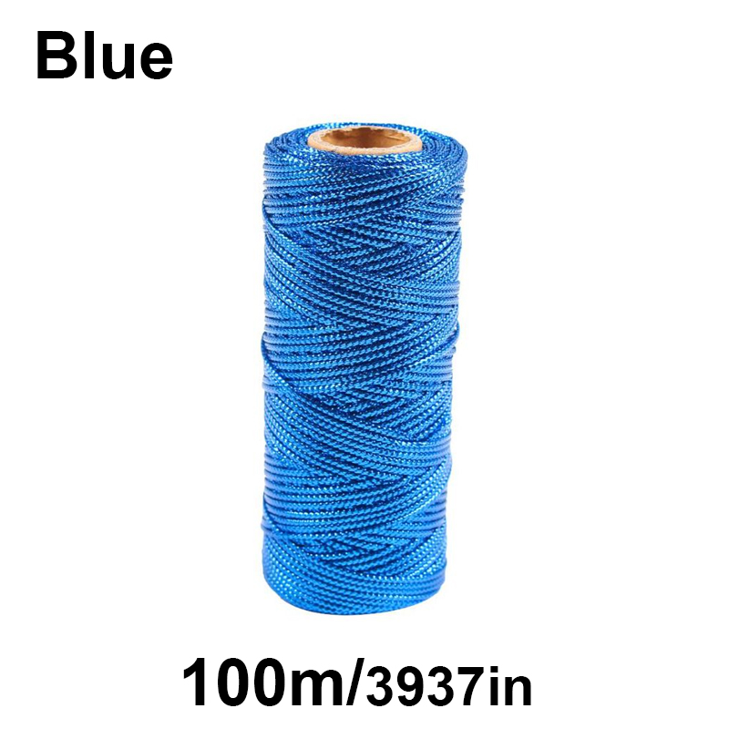 Makramé Tråd 1.5mm 100M - Flettet polyester tau til DIY Håndverk, Søm, Dekorasjon: Antikk synke