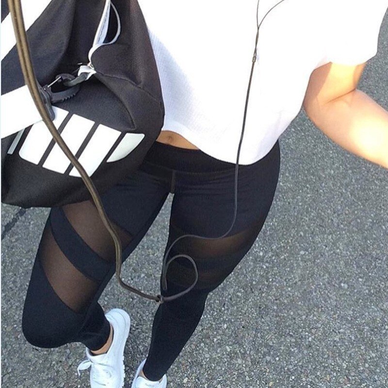 Running Leggings Women Sports Pants Black Grey Tights Mujer Legging Sportswear Fitness GYM Tights Pant Outwork High Elastic Pant