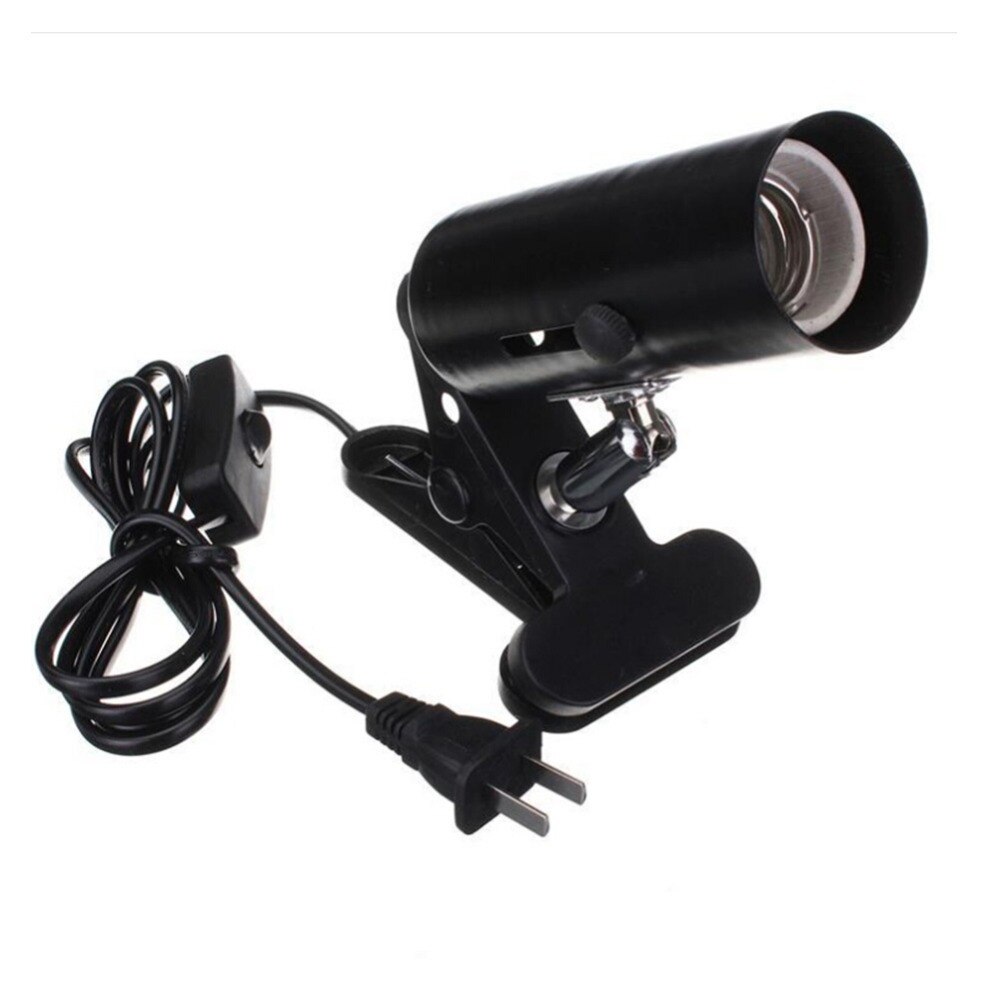 Reptile Lamp Clip-on Bulb Lamp Holder Thermometer Hygrometer Turtle Tortoises Basking Lamp Heat light