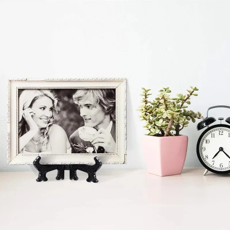 12/1 pezzi cavalletti in plastica trasparente supporto da tavolo pieghevole in acrilico piatto ciotola cremagliera foto cornice supporto portaoggetti decorazioni per la casa