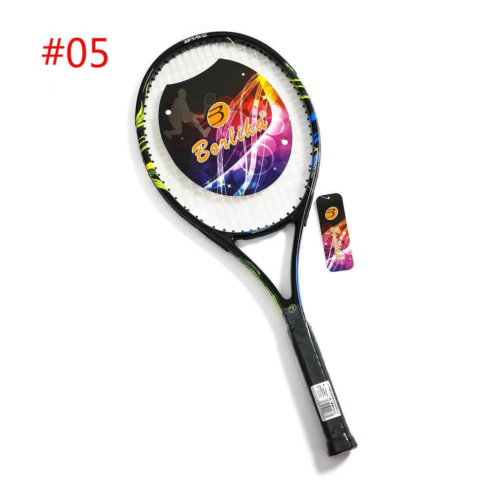 Professionel carbon aluminiumslegering tennisketsjer raqueta pickleball paddle racchetta tennisketcher tennisketsjer med snor: 05