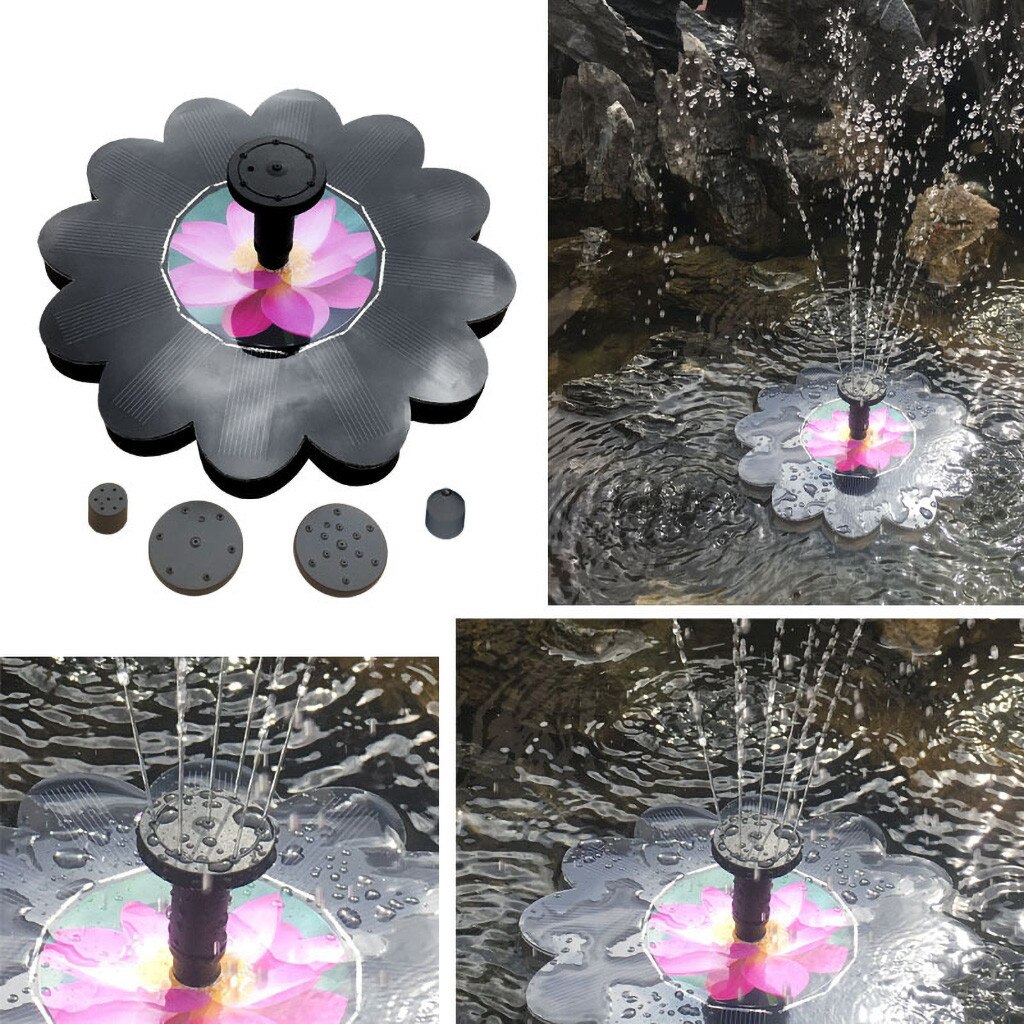 Solar brunnen draussen Solar angetrieben Vogel S... Grandado