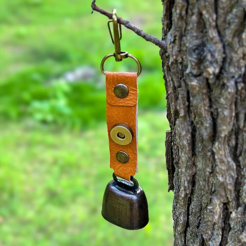 Outdoor Escape Bear Camping Sfeer Windgong Hanger Sleutelhanger Accessoires Wandelen Herinnering Bel Huisdier Hanger Bel 1PC