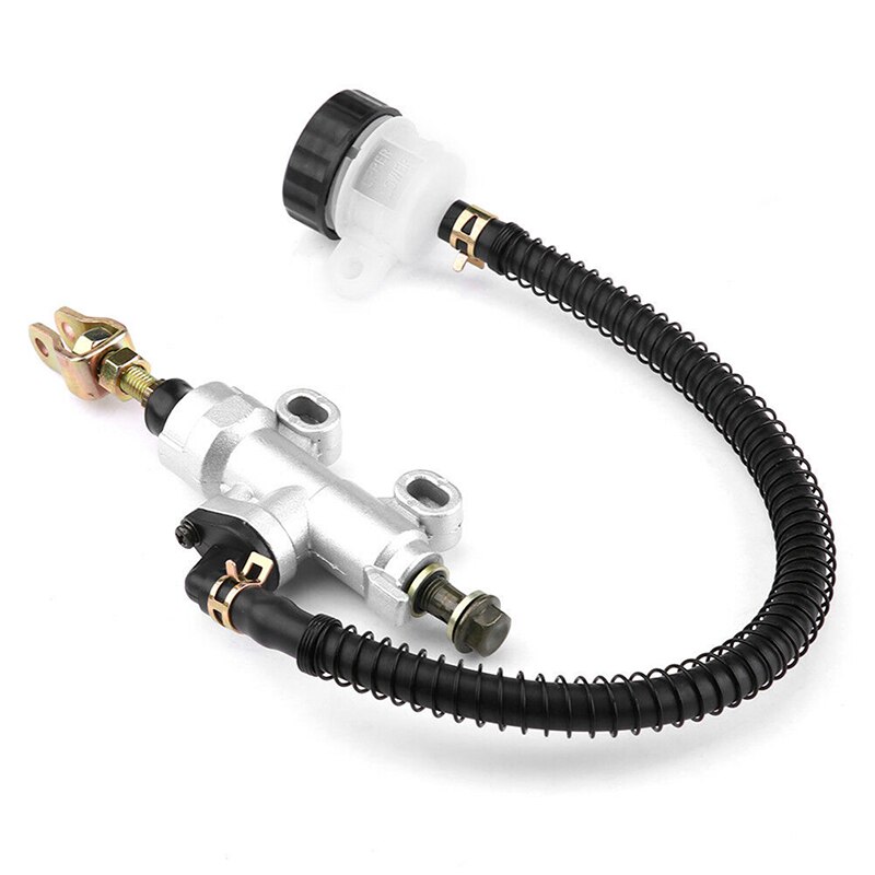 Aluminum Alloy Refit Rear Brake Master Cylinder Pump Motorcycle Rear Foot Hydraulic Brake Pump