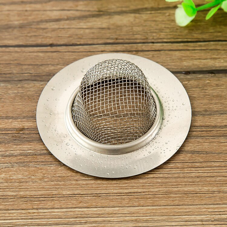 Kjøkkenvask silproppdeksel rustfritt stål tjener hårfanger felle gulv avfall plugg vask filtre lavabo: 7cm b