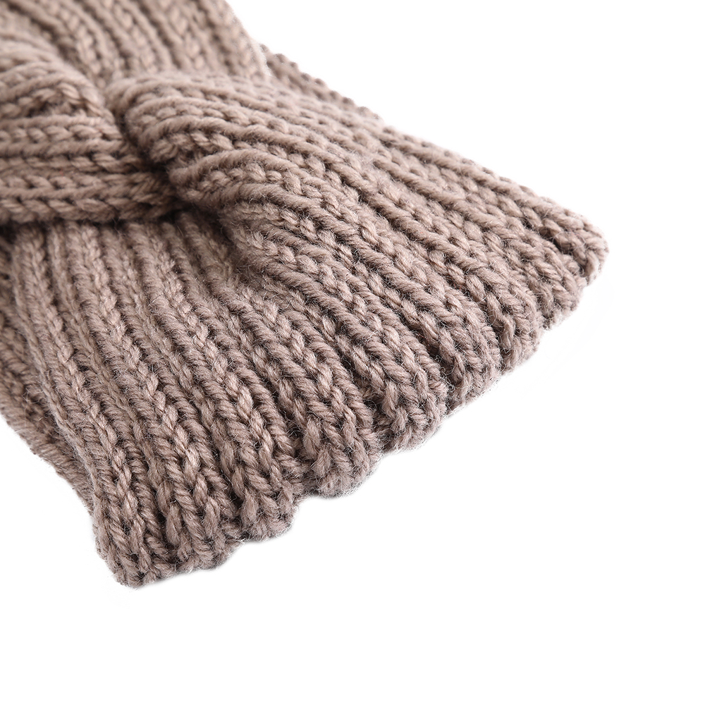 Wol gebreide knoop kruishoofdband voor vrouwen herfst winter boog elastische haarbanden meisjes haaraccessoires hoofddeksels haarbanden nieuw