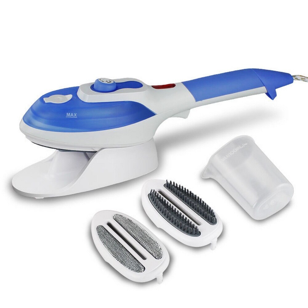 800W Handheld Garment Steamer Iron Portable Powerful Steam Brush Fast Heat Up Removable Water Tank Travel Home Ironing Machine: 2