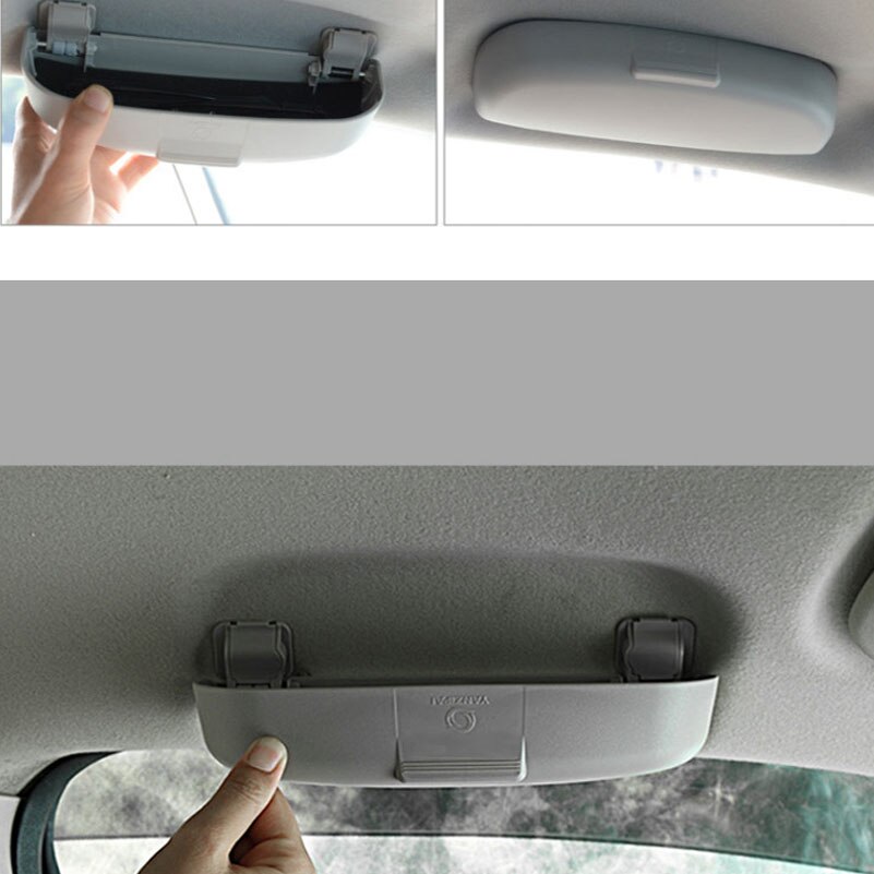 Auto Zonnebril Houder Brillen Opbergdoos Case Voor Mitsubishi Lancer 10 9 Asx Outlander Pajero Sport Auto Styling Accessoires