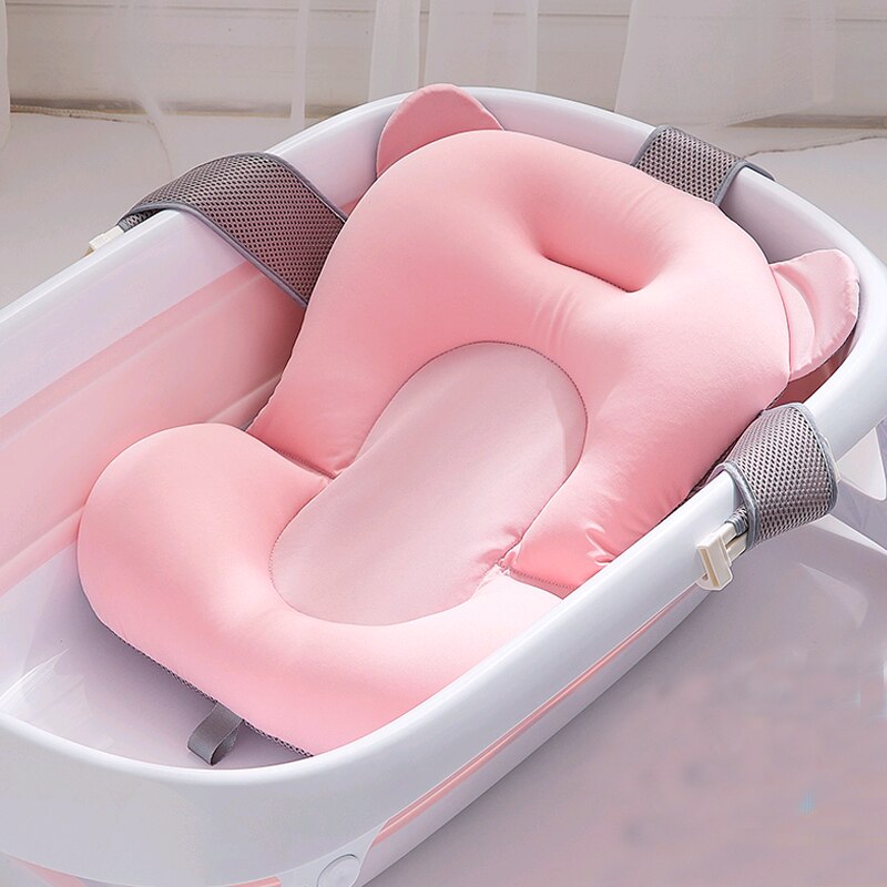 Baby Bad Kussen Zuigeling Bad Security Pad Zuigelingen Douchestoel Draagbare Veiligheid Ondersteuning Mat Opvouwbaar Soft Antislip Quick droog