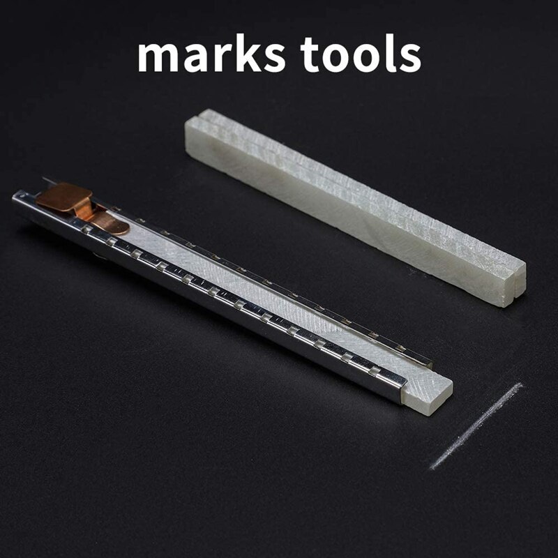 Soapstone Holder Kit – 4 Holders + 12 Flat Soapstone Refills For Welding, Metal Fab, Construction Marking
