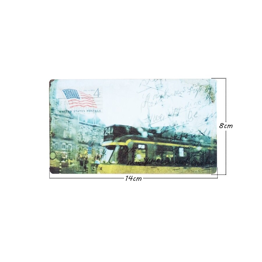 Juego de 6 tarjetas de negocios de París Vintage, tarjetas de felicitación, divertido para estudiantes, suministros de papelería para oficina y escuela