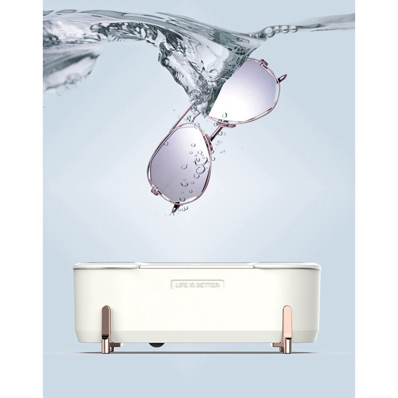SANQ 500ML Ultrasonic Cleaning Machine 40Khz Vibration Wash Cleaner Washing Jewelry Glasses Watch Washing Small Ring