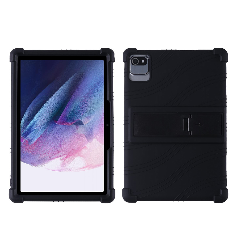 Case For Moderness MB1001 Tablet Safe Shockproof Silicone Stand Cover: Black