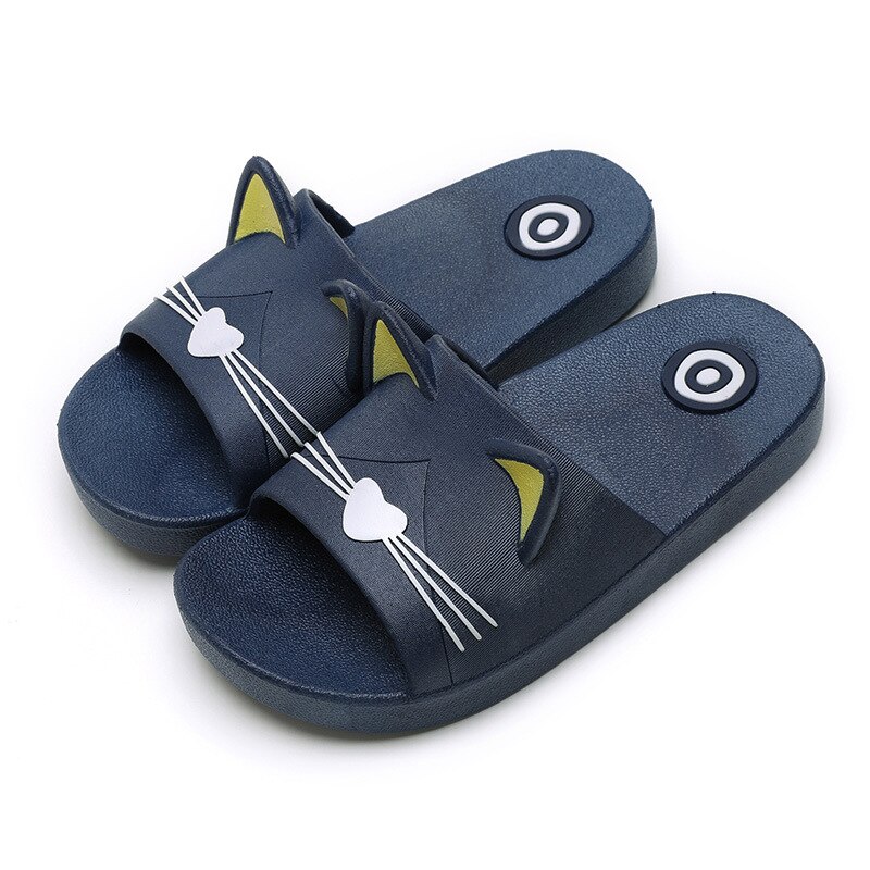 Katt söta tofflor bebis pojke flicka barn sommar strand vatten inomhus hem skor barn utomhus sandaler: 3 / 12.5