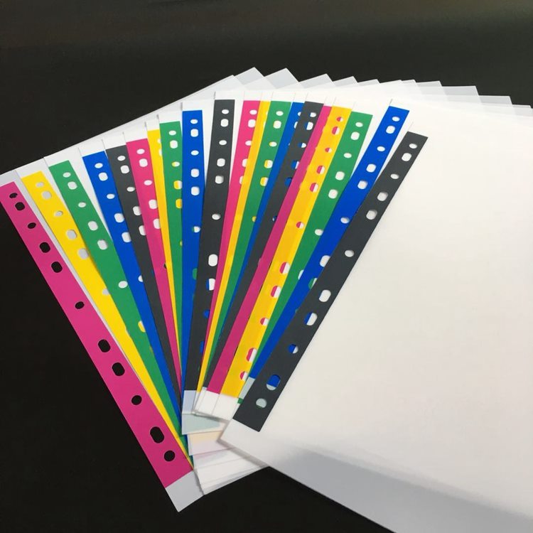 Divisor de índice de página de plástico blanco A4, 20 páginas, 11 agujeros, archivos, archivos, papel, organizador, accesorio de oficina
