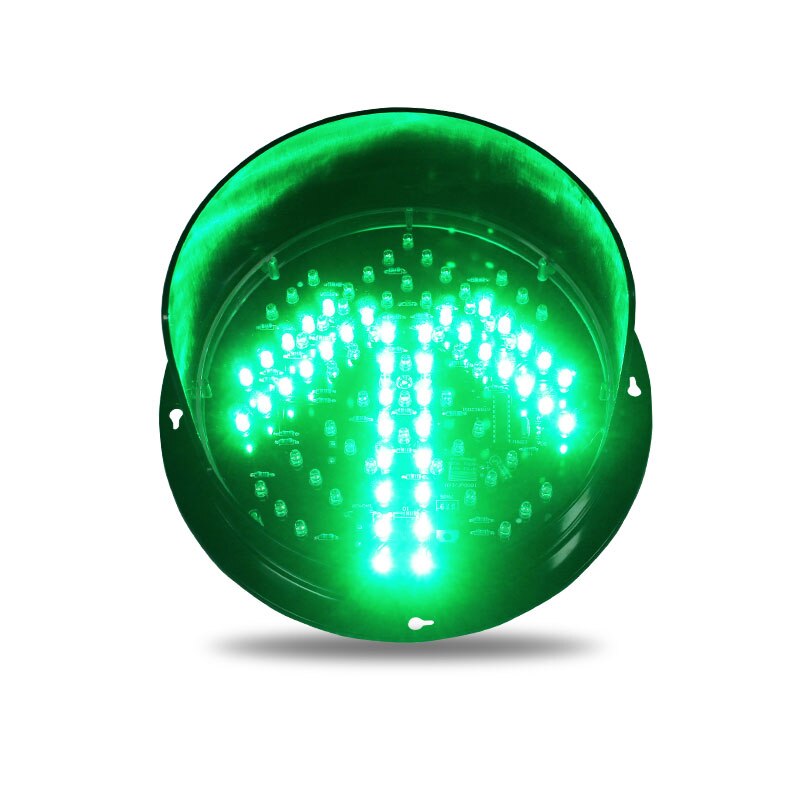 Running Dynamische Auto Wassen Stop Go Rood Kruis Groene Pijl Signaal Licht