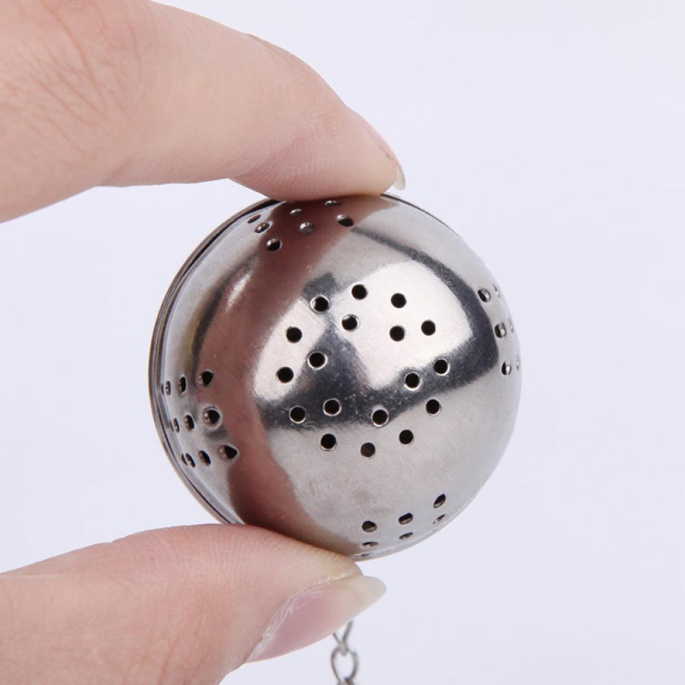Ball Filter Tea Infuser Stainless Steel Ball Herbal Spice Filter Diffuser Tea Strainer Tea Locking Spice Egg Shaped Ball