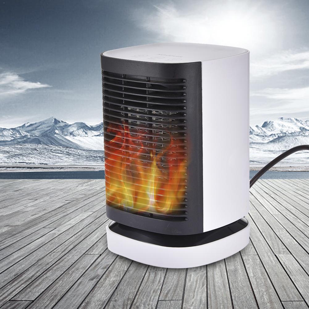 Calentador eléctrico portátil para el hogar y la Oficina, dispositivo de calefacción de bajo ruido con enchufe europeo para invierno