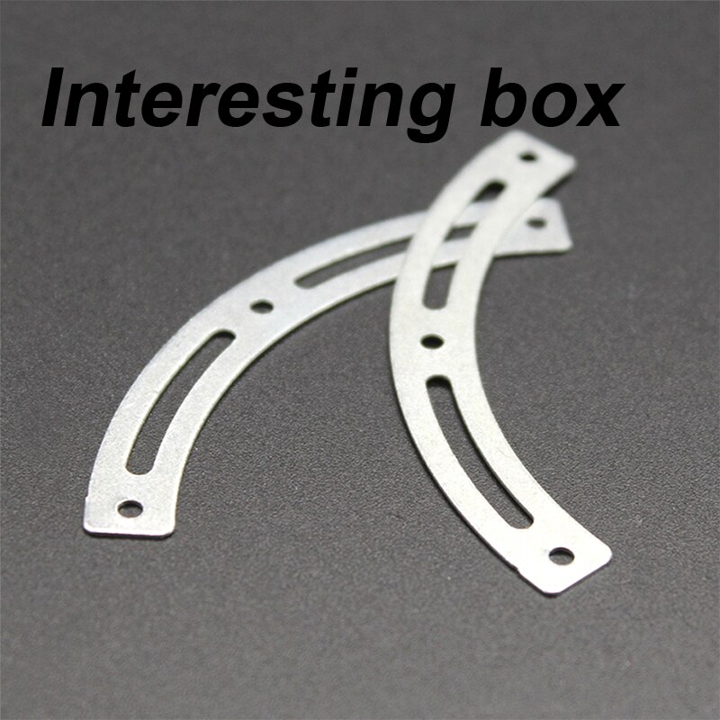 Aereo ad arco pezzo di ferro 57 millimetri con fessura di collegamento pezzo FAI DA TE modello giocattolo del veicolo e la navata robot materiale manuale