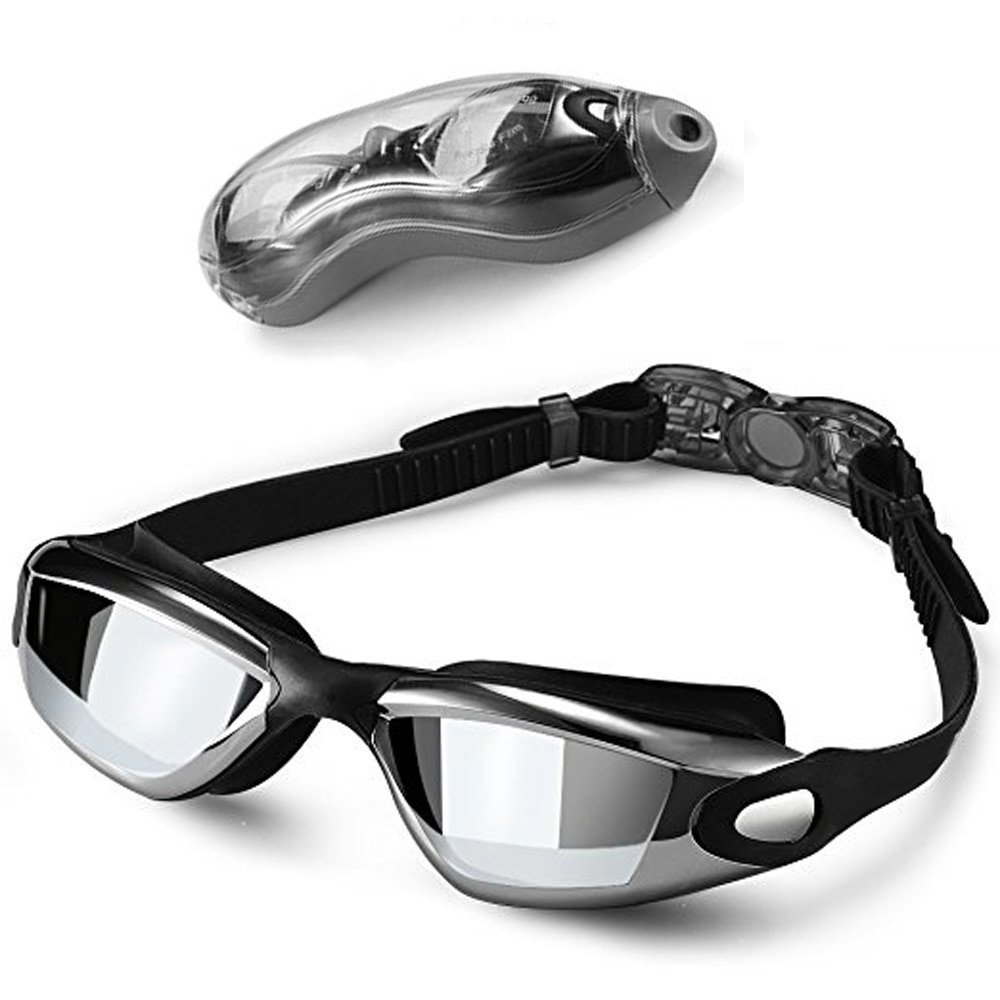 Mannen Vrouwen Zwembril Professionele Anti Fog Geen Lekkende Uv-bescherming Wide View Zwembril Professionele Waterdichte