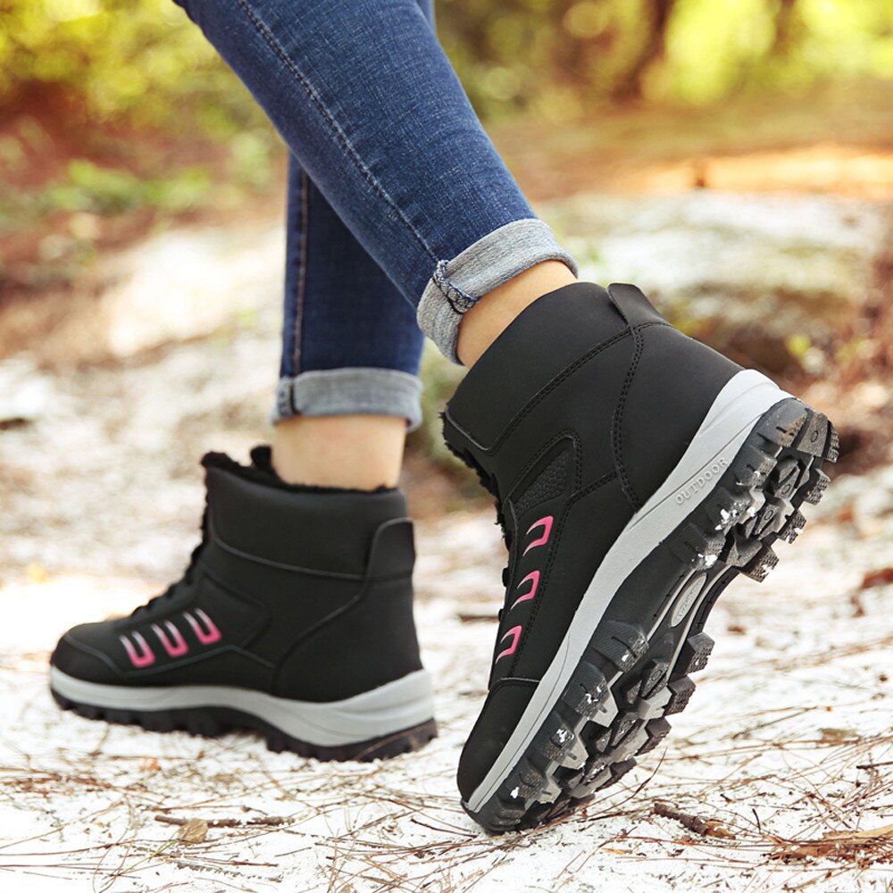 Klv Vrouwen Leisure Outdoor (Wandelschoenen Keep Warm Sport Schoen Platte Dikke Bodem Dames Sneeuw Gym Sneakers Voor vrouwen Zapatillas #3