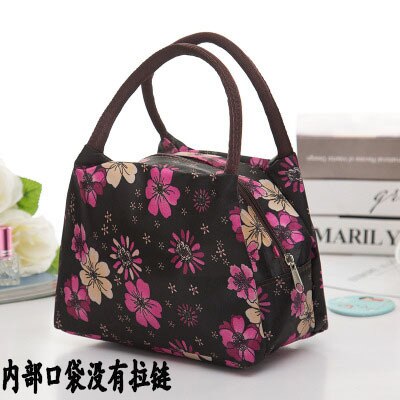 Lunch Box Portable Functional Pattern Cooler Portable Insulated Canvas Lunch Bag Thermal Food Picnic Lunch Bags For Women Kids: xiangxunhua