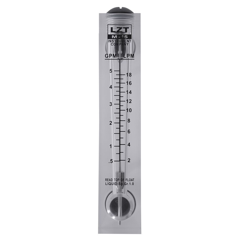 0.5-5 GPM 2-18 LPM Water Flow Panel Mount Type Flowmeter: Default Title