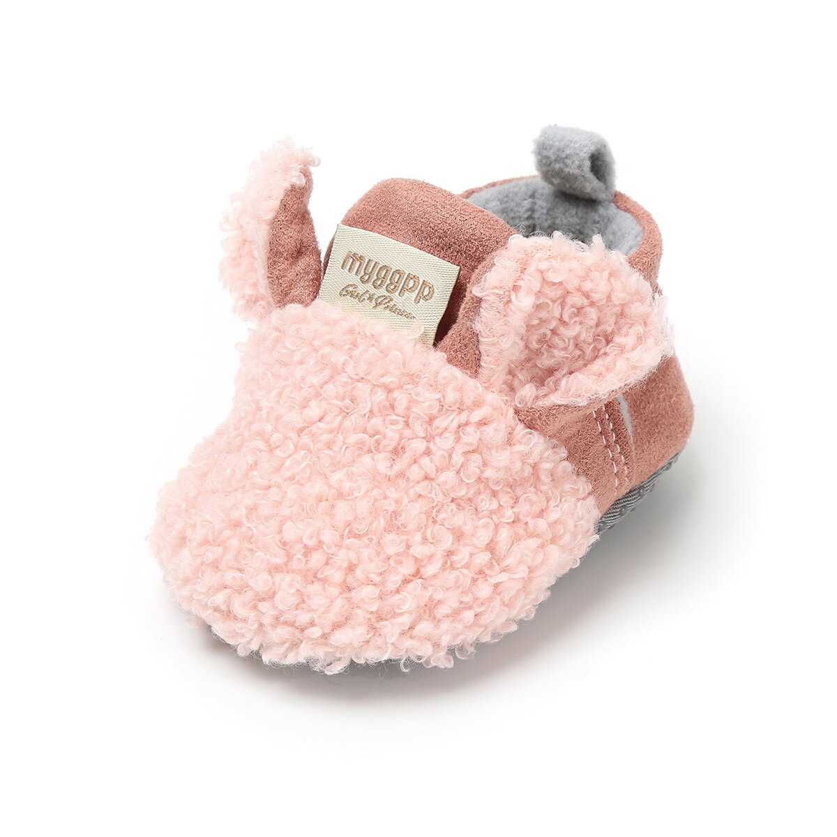 Baby Girls Winter Boots Soft Sole Baby Boys Foot Sock Infant Crib Shoes Toddler First Walkers: pink / 5