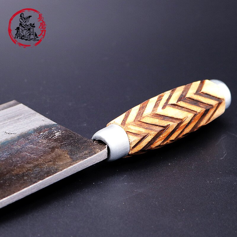 Handmade Forged Chinese Chef's Knife High-grade Cooking Vegetable Meat Cleaver Traditional High Carbon Steel Kitchen Knives Tool