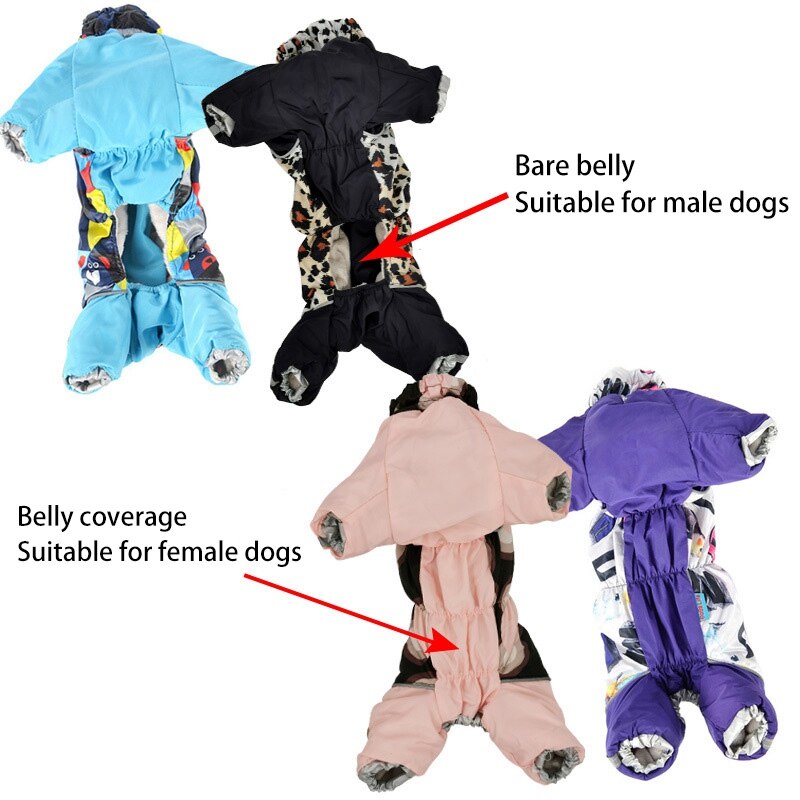 Winte Dog Coat Puppy Jumpsuit Clothes Camo Pattern Small Dog Jacket Hoodies Chihuahua Yorkie Clothing Wool Coat Cat Costumes N06