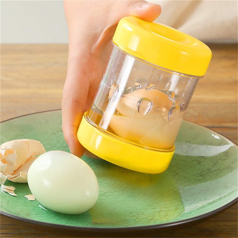 Håndrystning æggeskal skrælle æggeskal separator æggeskaller fræser fjerner hårdkogt æg saks værktøj køkken tilbehør