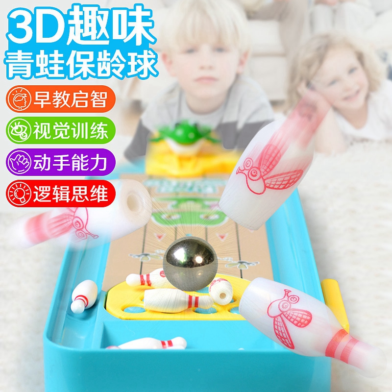 Parent-Child Kids Toys Desk Toys for Children Education Mini Bowling Games Baby Decompression Balls Board Game Table Tabletop