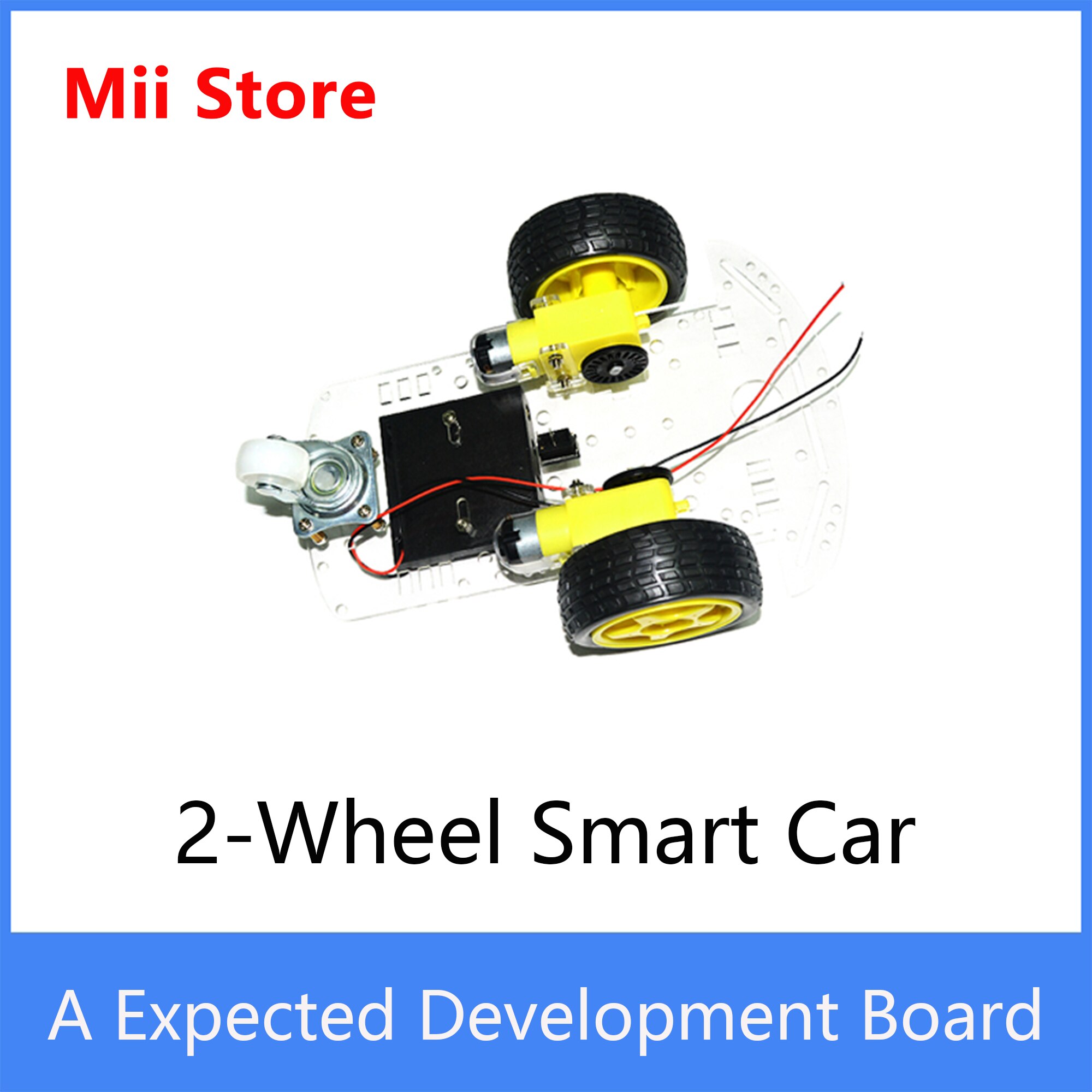 2-wheel smart car chassis kit with speed code disc Smart car wheels for Arduino DIY Kit tracking barrier car