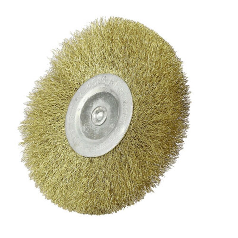1pcs 100mm Steel Wire Wheel With Shank Metal Cleaning Rust Removal Sanding Polishing Rotary Brush For Mini Drill Rotary Tool