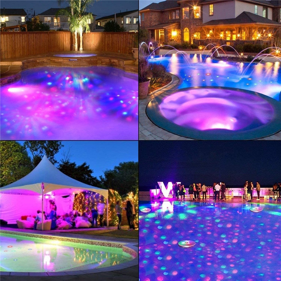 Drijvende Onderwater Zwembad Licht LED Disco Party Light Glow Show Fontein Aquarium Aquarium Vijver Tub Spa Lamp