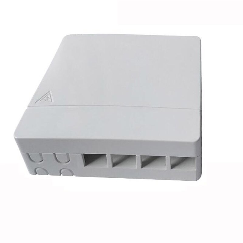 4 ports indoor wall mounted faceplate FTTH fiber optic terminal distribution box
