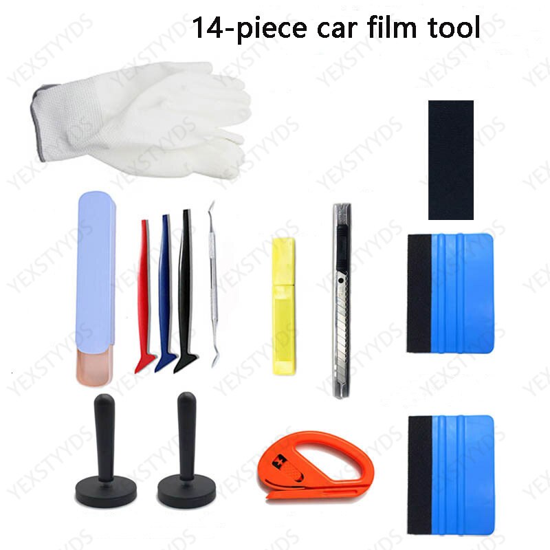 Car tool packaging film sticker packaging tool car window film scraper scraper scraper auxiliary tool car window tinting: Silver