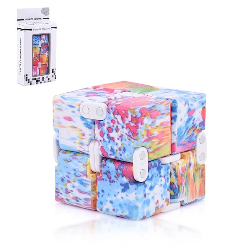 1Pc Cube Puzzel Speelgoed Abs Plastic Stress Reliever Brain Teasers Infinity Magische Kubus Verminderen Druk Speelgoed Praktische Joke & dxad