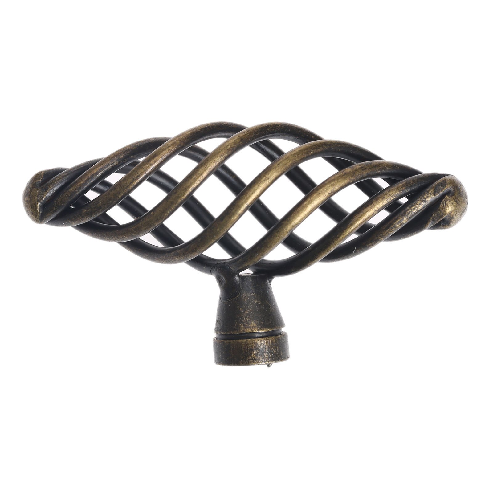 Vintage fuglebur trækhåndtag antik bronze udhult skab trækker skuffeknopper garderobe dørtrækkere