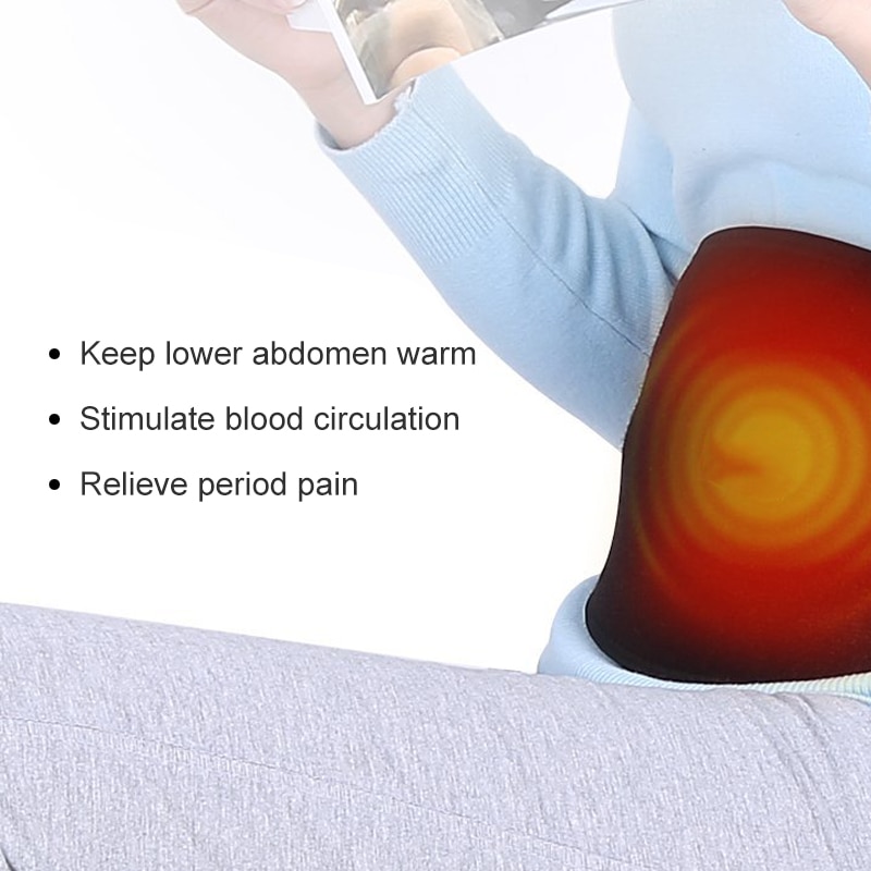 Waist Heating Pad Electric Belt for Lower Back Pain, Cold Therapy Heated Waist Belt for Lumbar Spine Arthritis, Strains